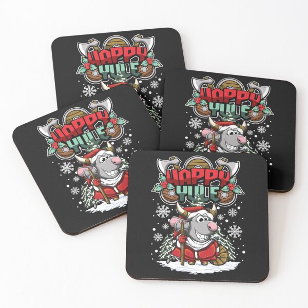 Item preview, Happy Yule Viking Rat christmas designed and sold by ClamenTaon.