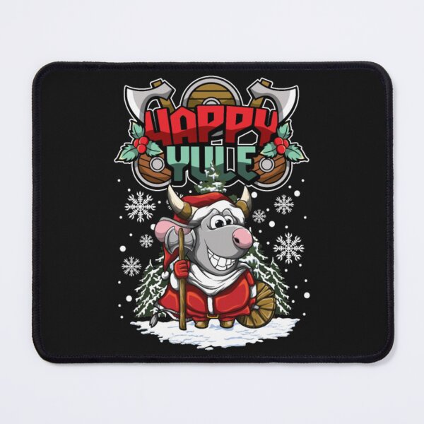 Item preview, Happy Yule Viking Rat christmas designed and sold by ClamenTaon.