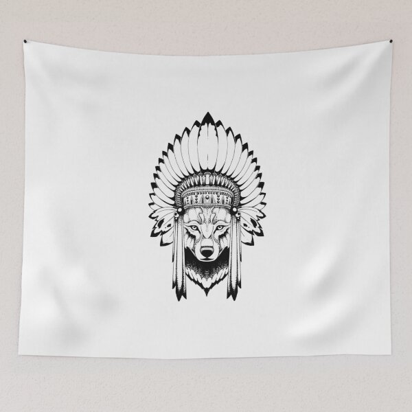 Item preview, Wolf war bonnet designed and sold by GraksmxxT.