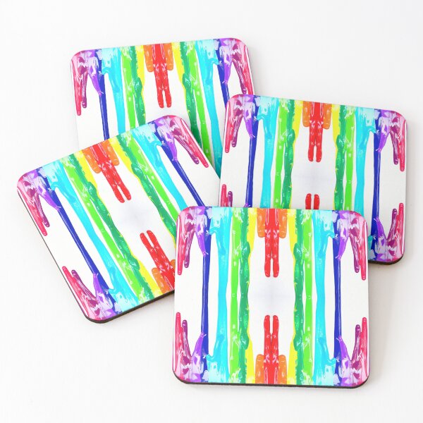 Item preview, Rainbow Paint Spill Seamless Pattern designed and sold by Designs By YL.