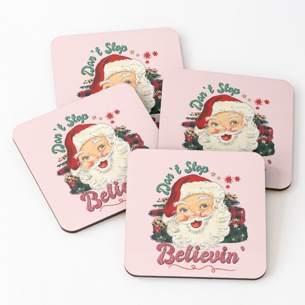 Item preview, Don't Stop Believin' Santa designed and sold by BhavyaBathla.