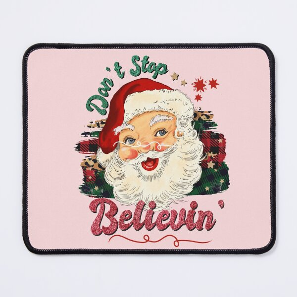 Item preview, Don't Stop Believin' Santa designed and sold by BhavyaBathla.