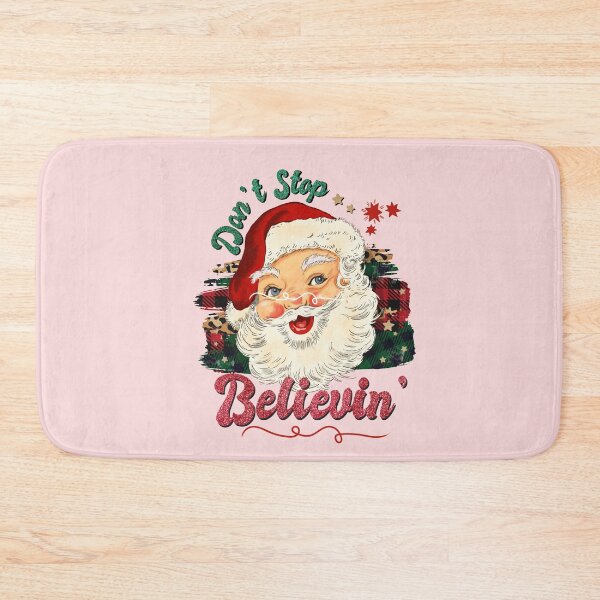 Item preview, Don't Stop Believin' Santa designed and sold by BhavyaBathla.