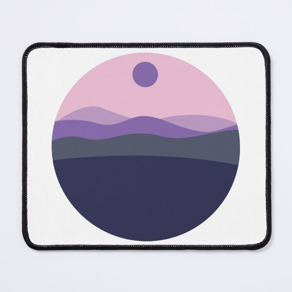 Item preview, Mountain purple view illustration designed and sold by Mayarart.