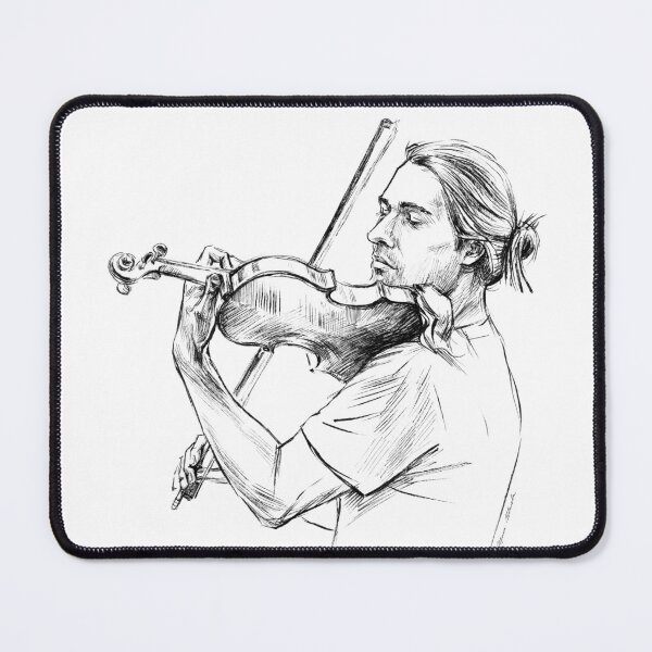 Item preview, Violinist playing music #2 designed and sold by Irina Ivanova.