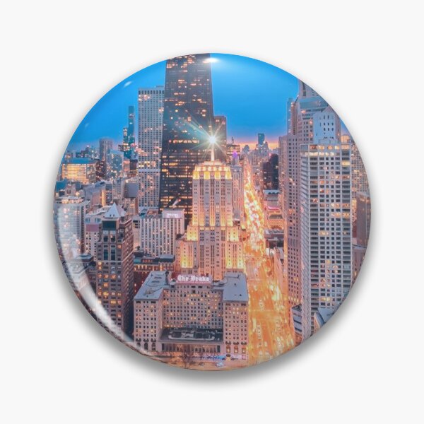 Item preview, Chicago at Night designed and sold by Sofia-Draws.