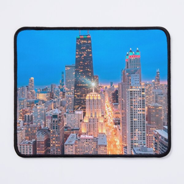 Item preview, Chicago at Night designed and sold by Sofia-Draws.