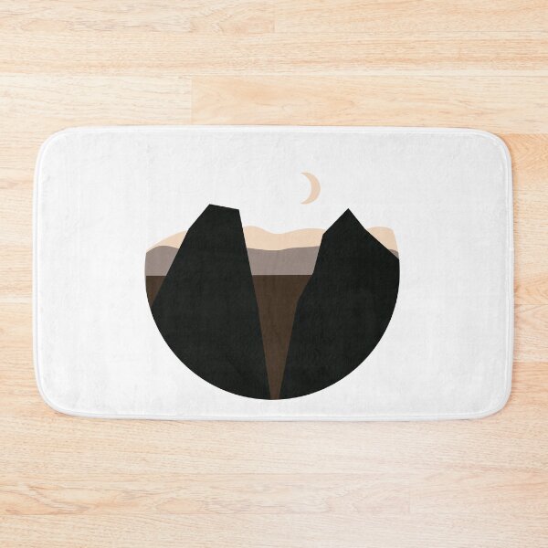 Item preview, Cute Mountains monochromatic view illustration designed and sold by Mayarart.