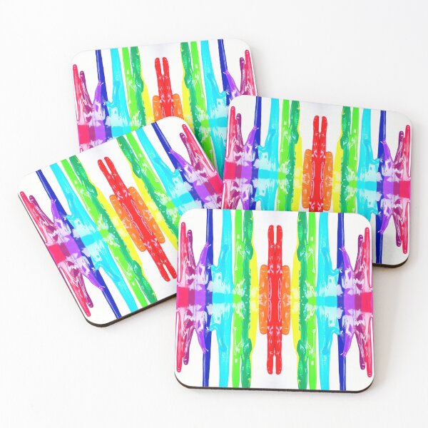 Item preview, Rainbow Paint Spill Pattern designed and sold by Designs By YL.