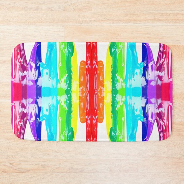 Item preview, Rainbow Paint Spill Pattern designed and sold by Designs By YL.