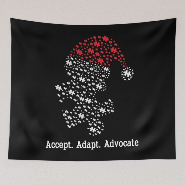 Item preview, Christmas accept adapt advocate  designed and sold by madelenema4u.