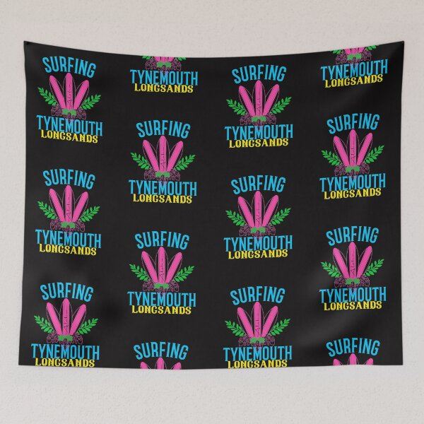 Item preview, Surfing Tynemouth Longsands North East Coast designed and sold by MerchByCraig.