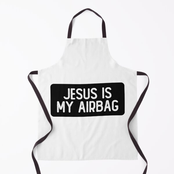 Item preview, Jesus Is My Airbag Funny Bumper designed and sold by Sour Soul.