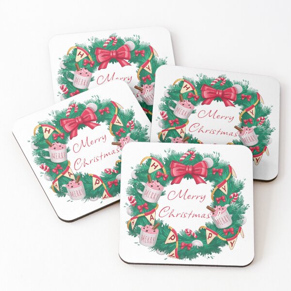 Item preview, Christmas wreath and bow and decorative flags and toys designed and sold by AnnaRuz.
