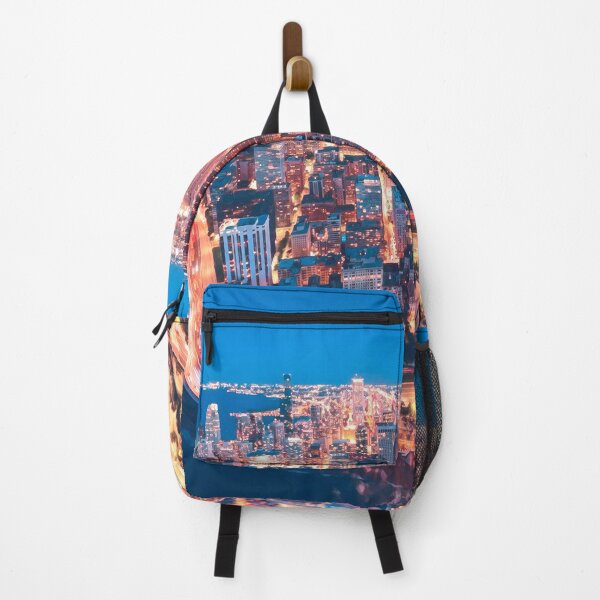 Item preview, Chicago City Skyline at Night designed and sold by Sofia-Draws.