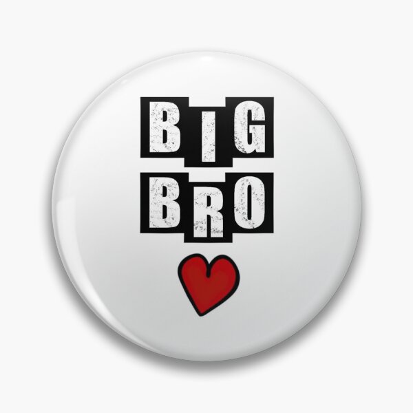 Item preview, Big Bro with heart - White designed and sold by BusyMonkeys.