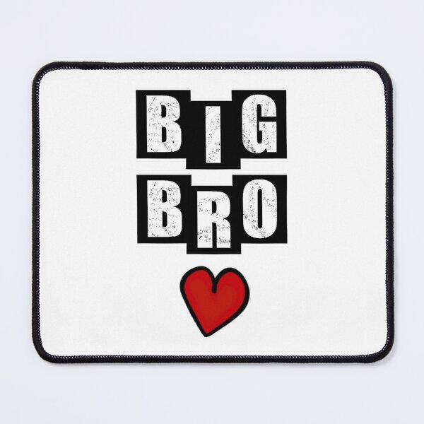 Item preview, Big Bro with heart - White designed and sold by BusyMonkeys.