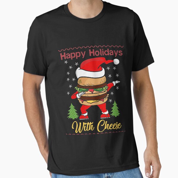 Item preview, Funny Dabbing Santa Burger Happy Holidays with cheese Christmas designed and sold by Yula Tees.