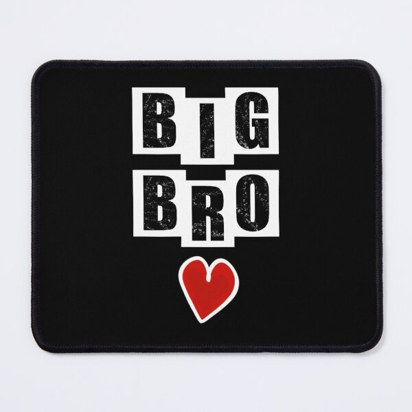 Item preview, Big Bro with heart - Black designed and sold by BusyMonkeys.
