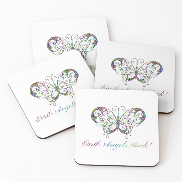 Item preview, Earth Angels Rock - Colorful Butterfly designed and sold by Bennymp.
