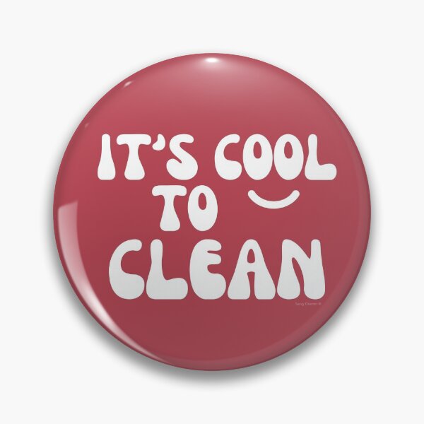 Item preview, It's Cool to Clean Retro Housekeeping Cleaning Lady designed and sold by SavvyCleaner.
