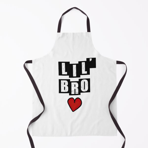 Item preview, Lil Bro with heart - White designed and sold by BusyMonkeys.