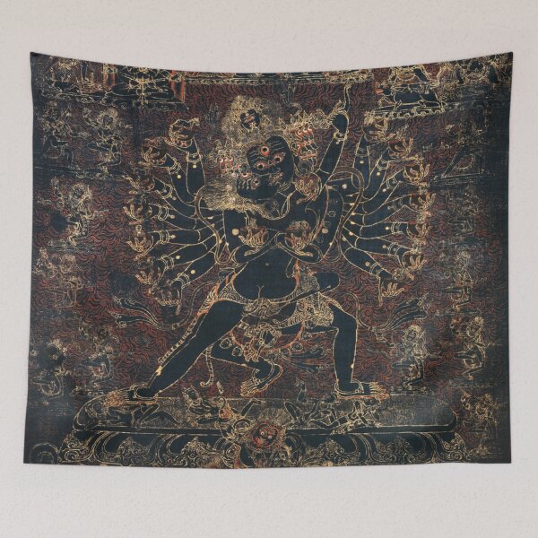Item preview, Shri Hevajra Demon Death Thangka designed and sold by GuyBlank.