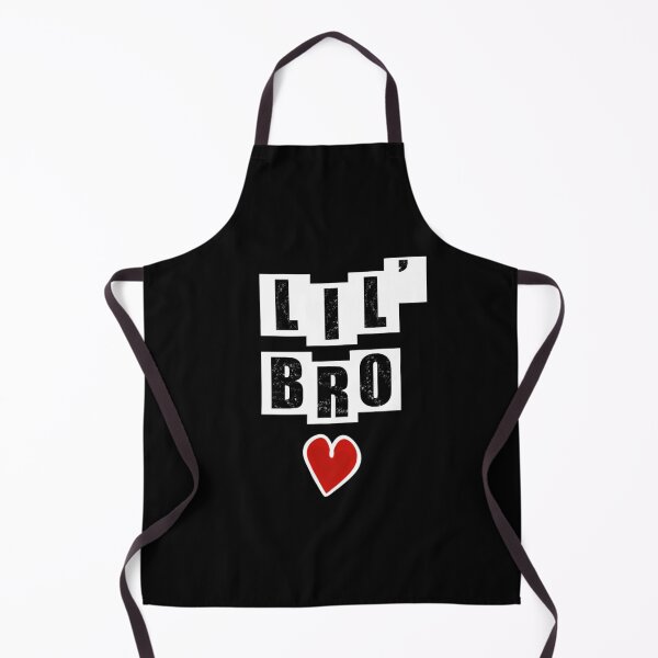 Item preview, Lil Bro with heart - Black designed and sold by BusyMonkeys.