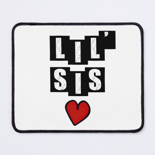 Item preview, Lil Sis with heart - White designed and sold by BusyMonkeys.
