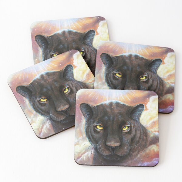 Item preview, Spiritwalker black panther designed and sold by MoonSpiral.