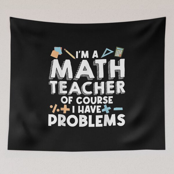 Item preview, Math Teacher Art Men Women Statistics Algebra designed and sold by Tuckerstyle.
