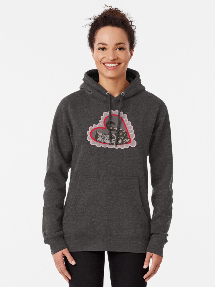 Alternate view of My Best Kitten Love Pullover Hoodie