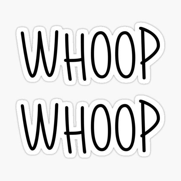 Whoop Stickers Redbubble