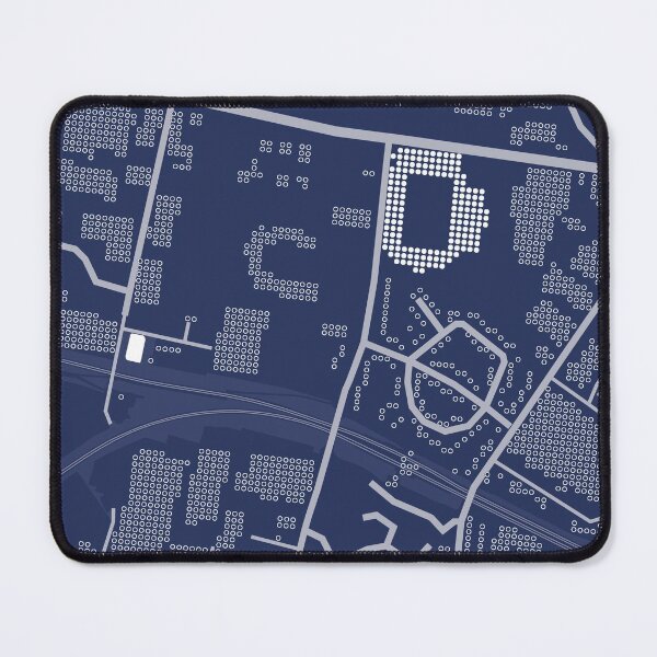 Item preview, The Hawthorns Stadium Dotted Map - West Bromwich Albion Football Club designed and sold by Cameron Porter.