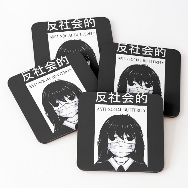 Item preview, Anti-Social Butterfly Anime Club  designed and sold by friendlyspoon.