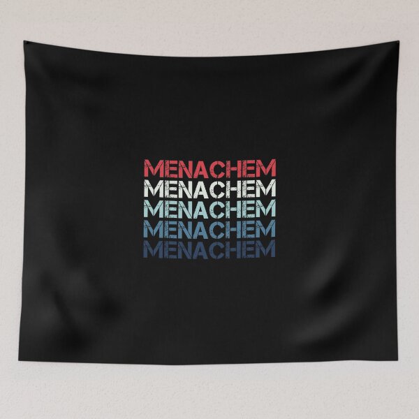 Item preview, Menachem Name T Shirt - Menachem Vintage Retro Menachem Name Gift Item Tee designed and sold by rivenburga.