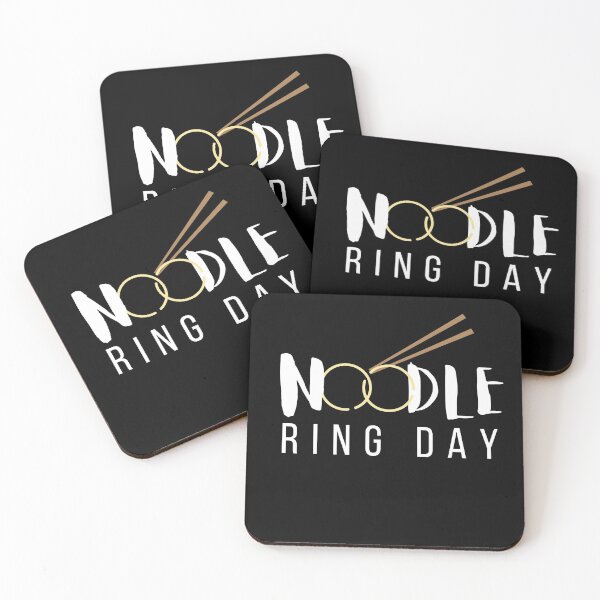 Aperçu de l'œuvre Noodle Ring Day, conception drôle d'amant de nouilles créée et vendue par Abstract-Shop-0.