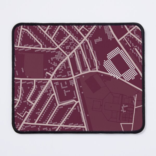 Item preview, Villa Park Stadium Dotted Map - Aston Villa Football Club designed and sold by Cameron Porter.