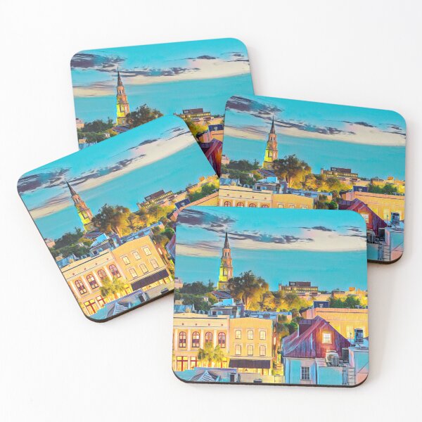 Item preview, Charleston Skyline designed and sold by Sofia-Draws.
