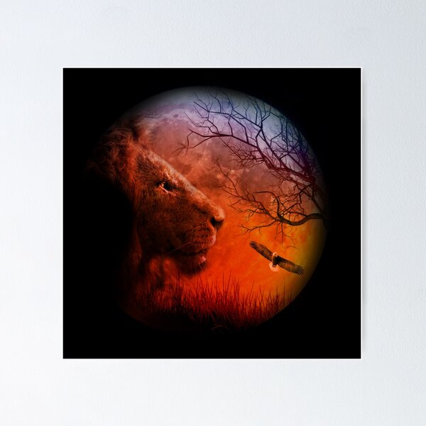 Item preview, THE  LION GHOST AND THE  DARKNESS designed and sold by johnnyssandart.