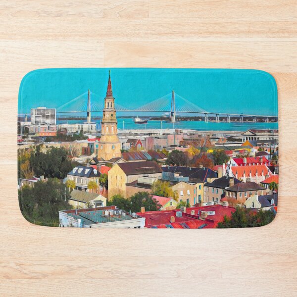 Item preview, Charleston Cityscape designed and sold by Sofia-Draws.