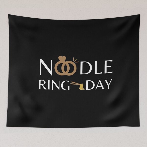 Item preview, Noodle Ring Day, noodle lover funny design designed and sold by Abstract-Shop-0.