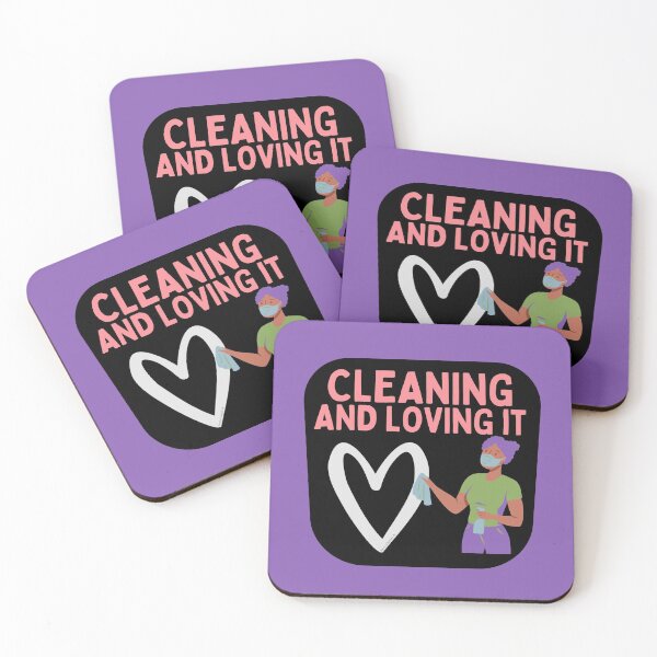 Item preview, Cleaning and Loving It Funny Cleaning Lady Housekeeper designed and sold by SavvyCleaner.