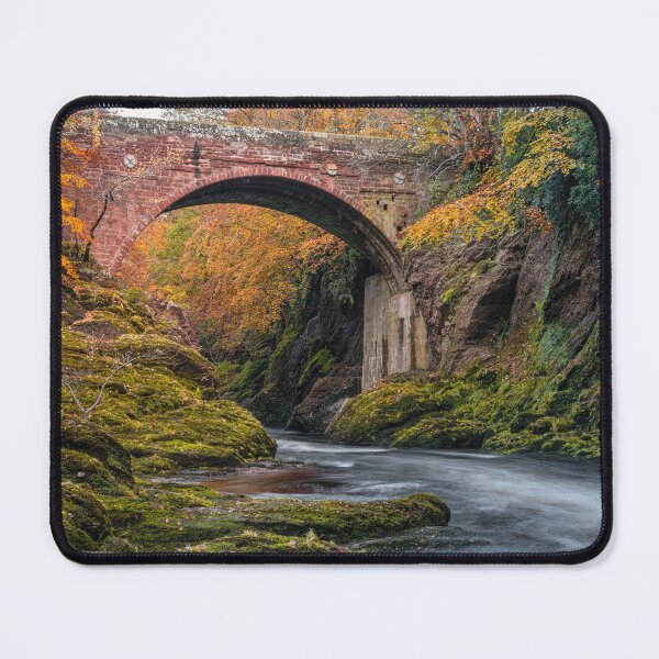 Item preview, Gannochy Bridge in Autumn designed and sold by David Bowman.