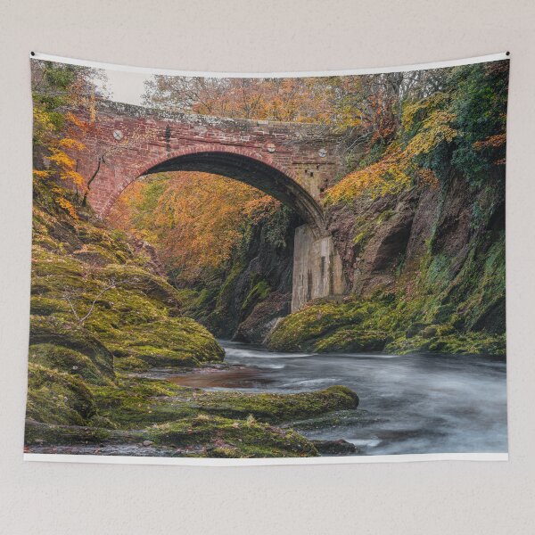 Item preview, Gannochy Bridge in Autumn designed and sold by David Bowman.