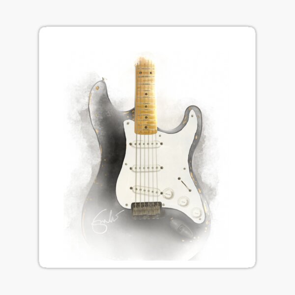 Item preview, "Blackie" Electric Fender Guitar Used by Eric Clapton designed and sold by Chadrick Rode.