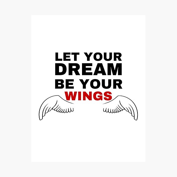 Item preview, Copy of Let your dream be your wings designed and sold by zoh0rali.