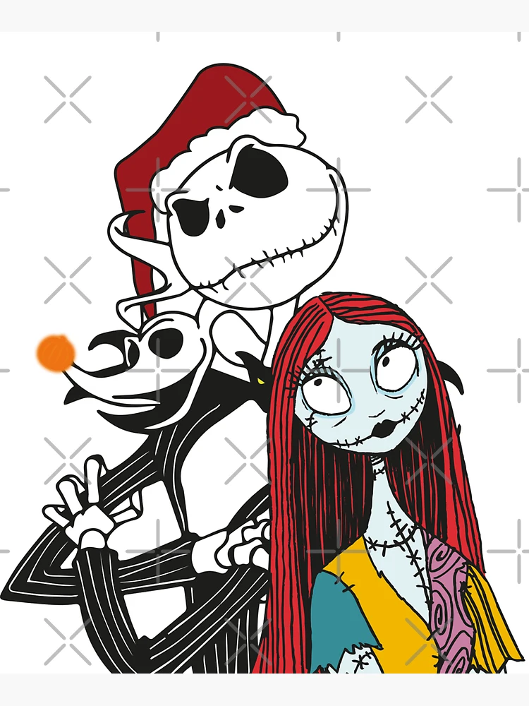 Jack Skellington, Zero and Sally - The Nightmare Before Christmas