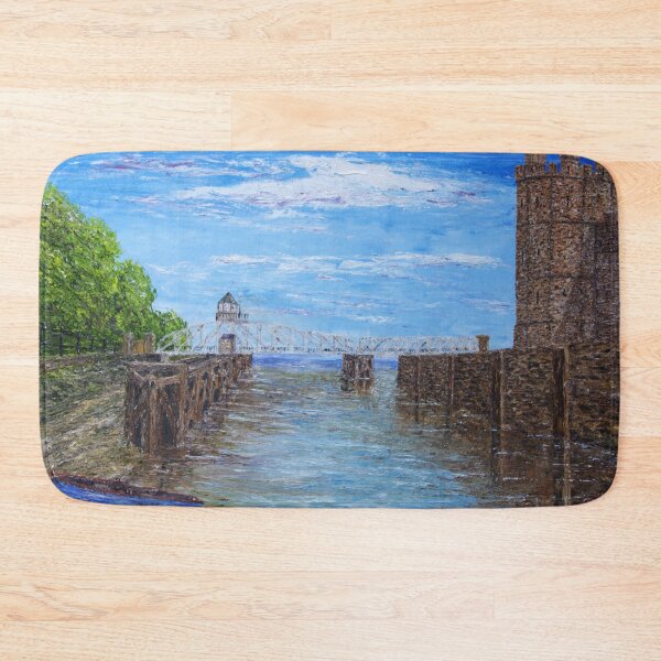 Item preview, The Old Caernarfon Swing Bridge designed and sold by MickArt1.