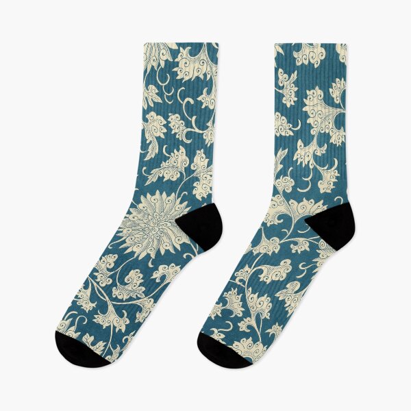 Item preview, Funky Hip Blue Floral Pattern designed and sold by Chadrick Rode.